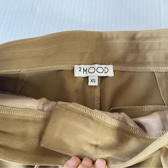 2MOOD Cargo Women’s Pants Stylish Tan Women's Trousers - Picture 5 of 11